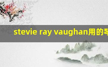 stevie ray vaughan用的琴弦